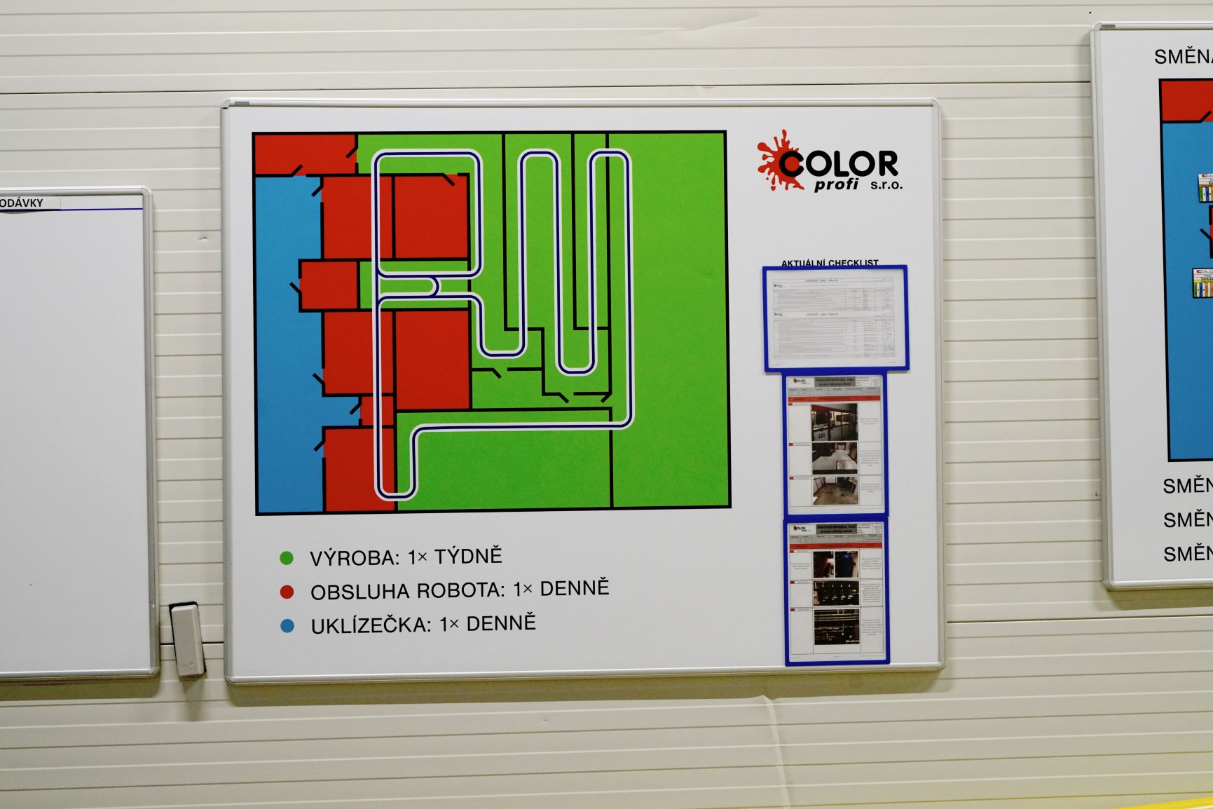 Tabula ve výrobě firmy COLORPROFI.