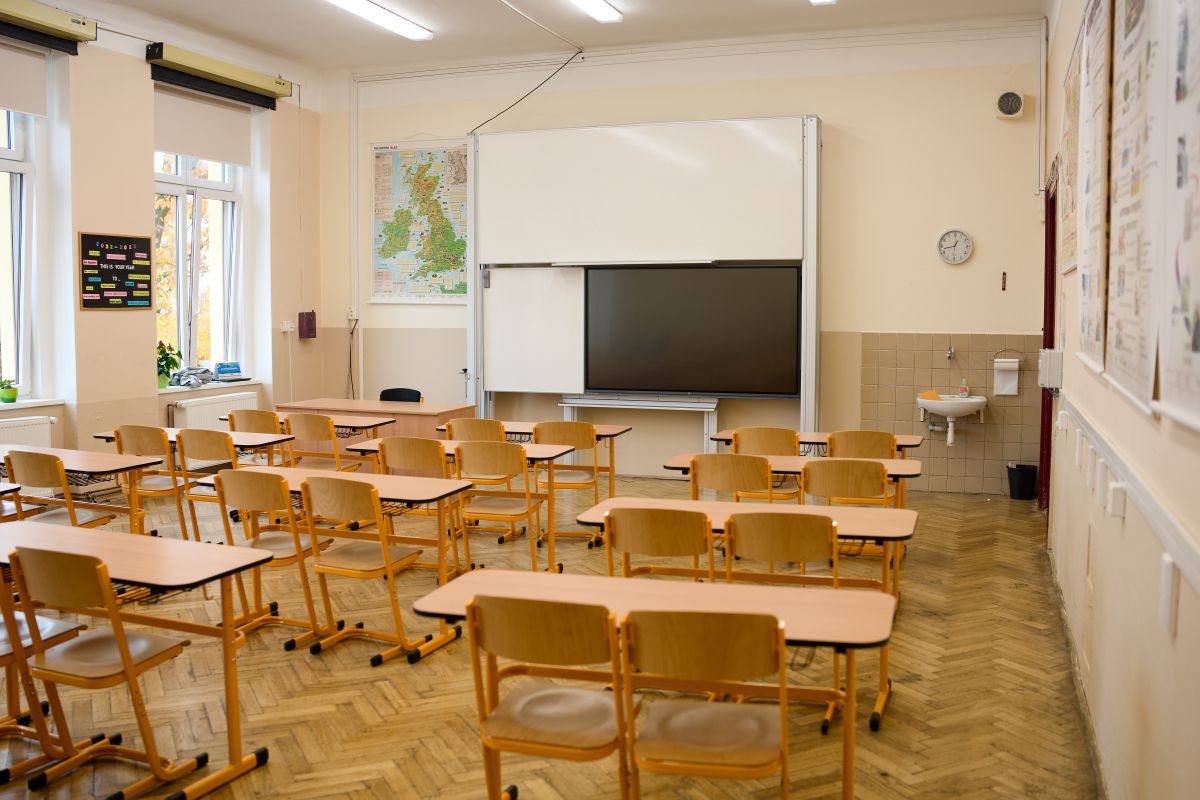 Ukázka LCD sestavy ve škole ZŠ a MŠ Lužná.
