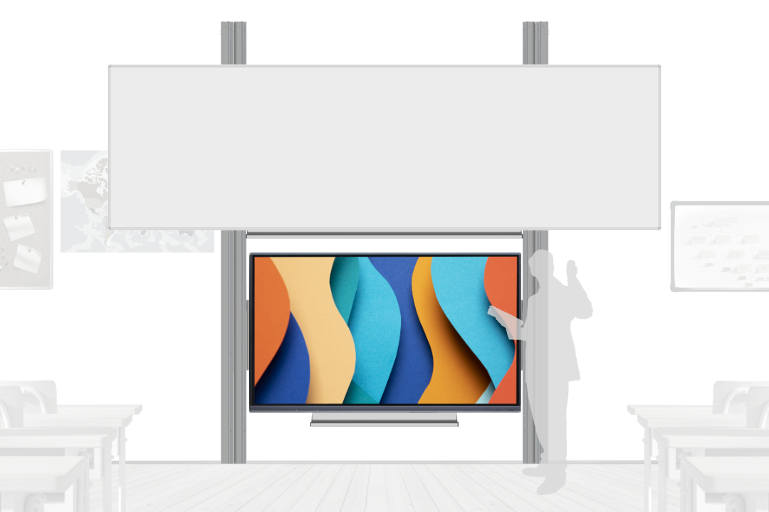 Svůj LCD panel můžete díky dvojitým pylonům skombinovat nejen s křídly, ale i s velkou tabulí.