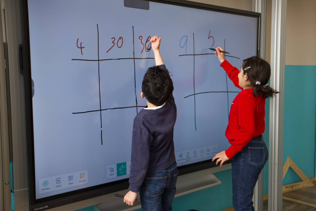 Když technologie podporují výuku – interaktivita na ZŠ Šalounova