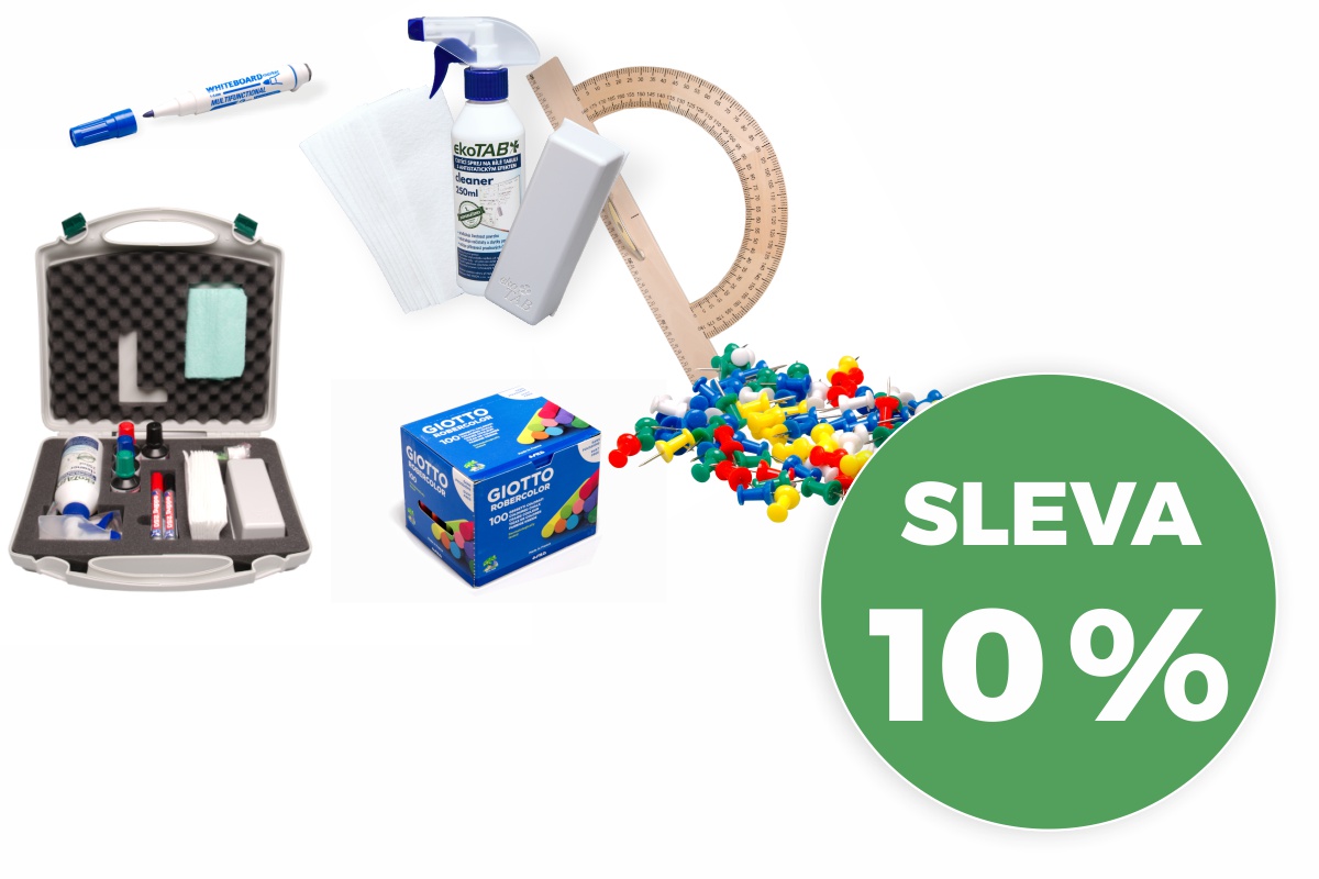 Dostatek fixů, čističů i dalšího příslušenství s 10% slevou