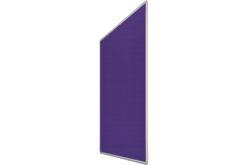 Textilní nástěnka fialová pro lištový systém Fialová textilní nástěnka ekoTAB 100x120 určená pro lištový systém s horizontálním posunem. #3