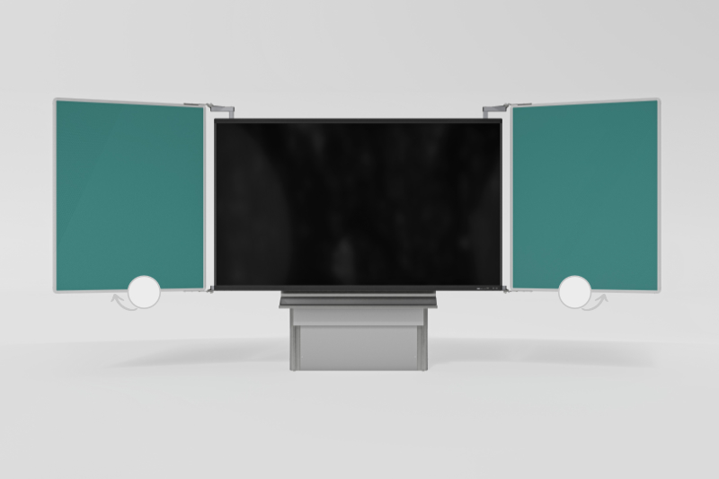 Interaktivní displej 86" s křídly na zvedacím stojanu # 1