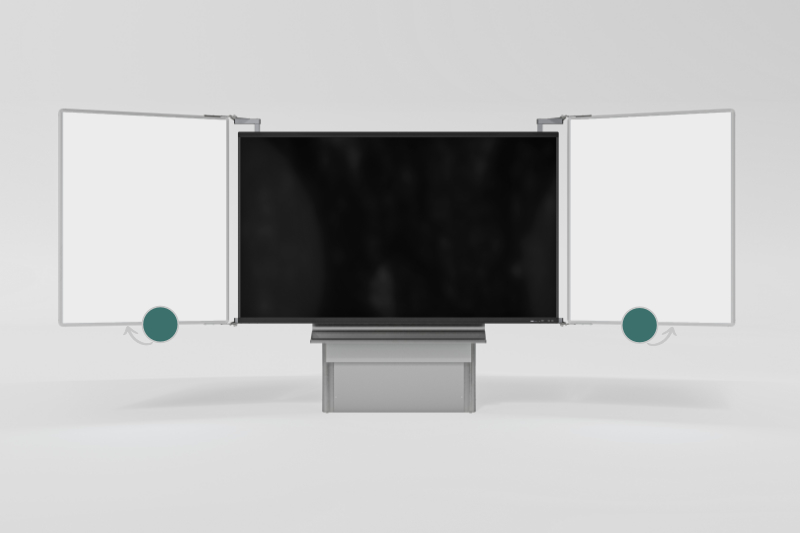 Interaktivní displej 86" s křídly na zvedacím stojanu # 1