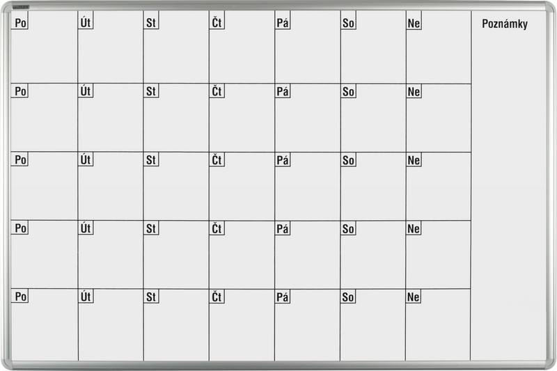 Plánovací tabule měsíční