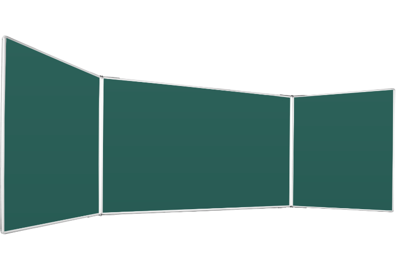 Školní tabule na křídy TRIPTYCH - ZZZZZ