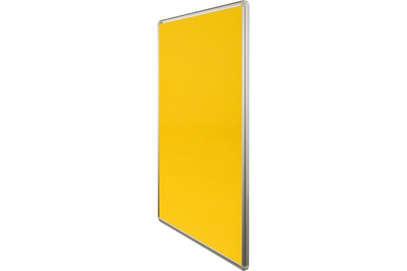 Textilní nástěnka žlutá Žlutá textilní nástěnka na zeď ekoTAB 60x90. #3