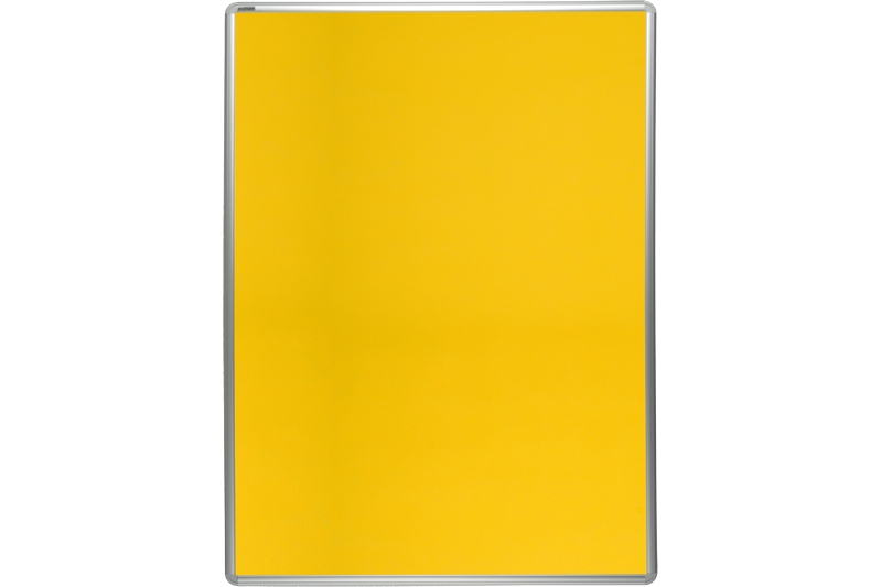 Textilní nástěnka žlutá Žlutá textilní nástěnka na zeď ekoTAB 60x90. #2