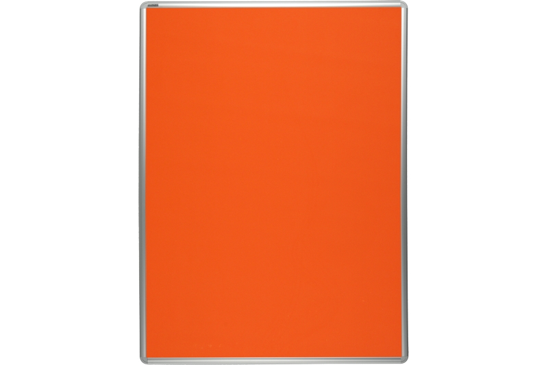 Textilní nástěnka oranžová Oranžová textilní nástěnka na zeď ekoTAB 60x90. #2