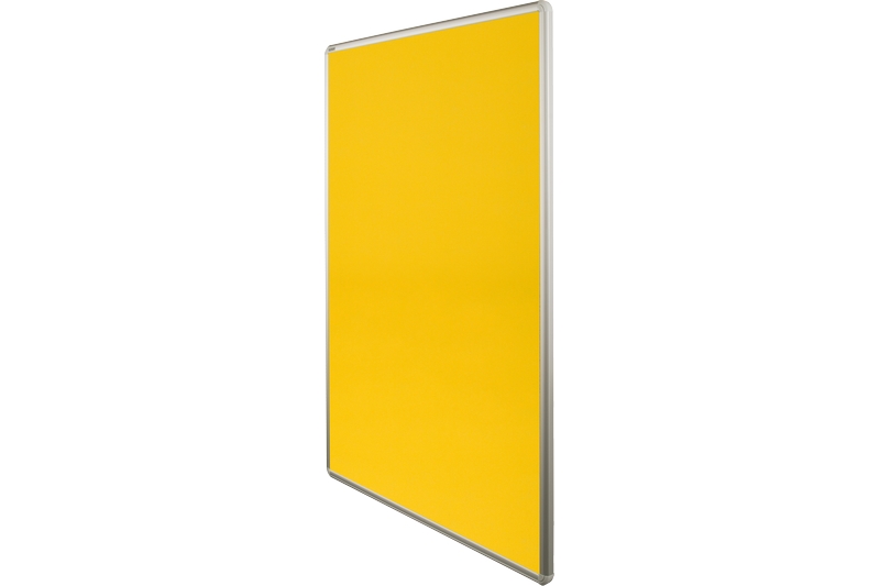 Textilní nástěnka žlutá Žlutá textilní nástěnka na zeď ekoTAB 75x100. #2