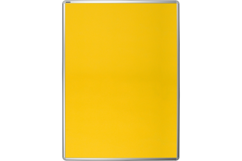 Textilní nástěnka žlutá Žlutá textilní nástěnka na zeď ekoTAB 75x100. #1