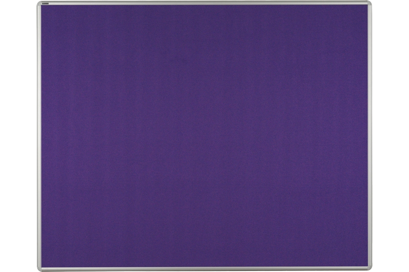 Textilní nástěnka fialová Fialová textilní nástěnka na zeď ekoTAB 150x120. #1