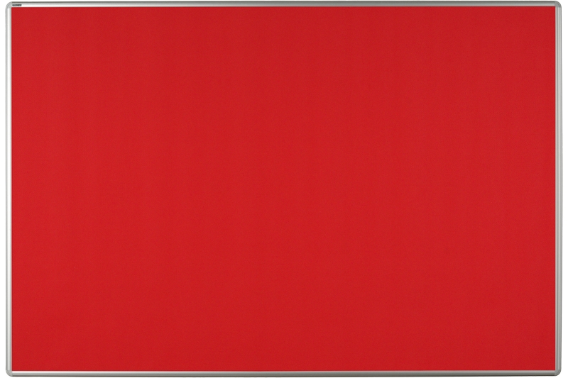 Textilní nástěnka červená Červená textilní nástěnka na zeď ekoTAB 180x120. #1
