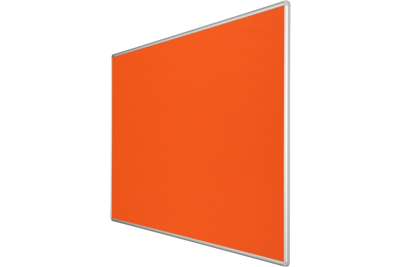 Textilní nástěnka oranžová Oranžová textilní nástěnka na zeď ekoTAB 200x100. #2