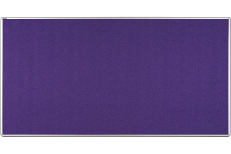 Textilní nástěnka fialová Fialová textilní nástěnka na zeď ekoTAB 200x100. #1