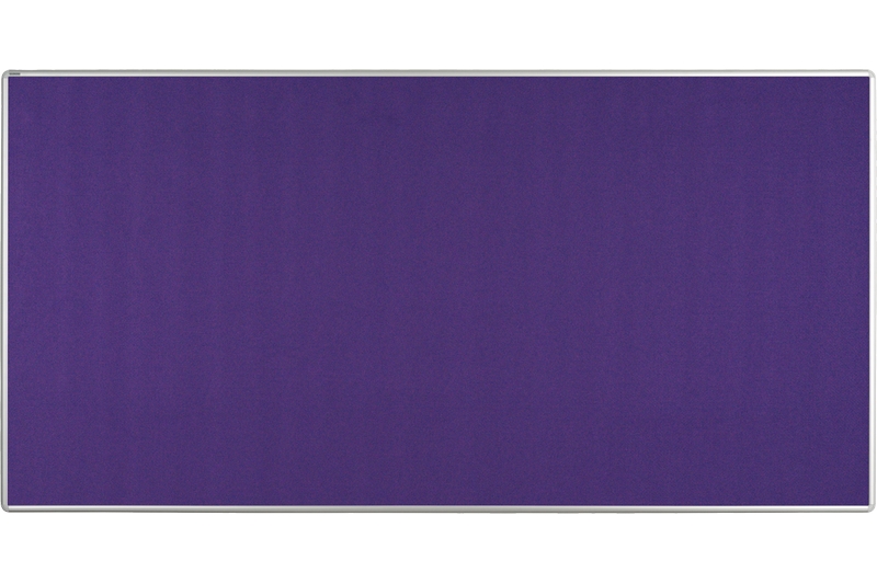 Textilní nástěnka fialová Fialová textilní nástěnka na zeď ekoTAB 240x120. #1