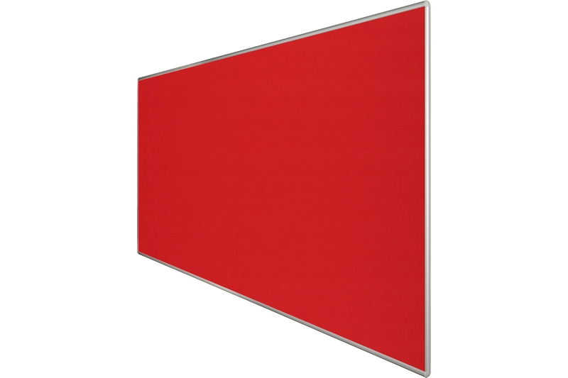Textilní nástěnka červená Červená textilní nástěnka na zeď ekoTAB 300x120. #2