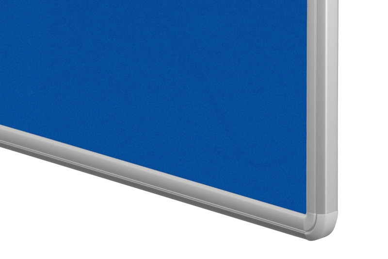 Textilní paraván modrý Oboustranná textilní paravánová nástěnka ekoTAB modrá 120x90. #2