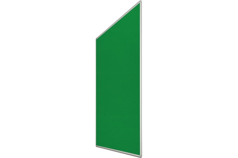 Textilní nástěnka zelená pro lištový systém Zelená textilní nástěnka ekoTAB 100x120 určená pro lištový systém s horizontálním posunem. #3