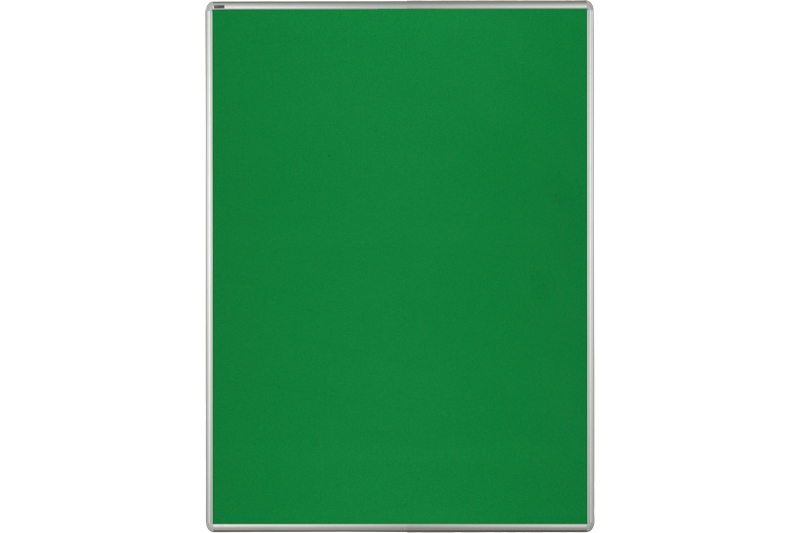 Textilní nástěnka zelená pro lištový systém Zelená textilní nástěnka ekoTAB 100x120 určená pro lištový systém s horizontálním posunem. #2