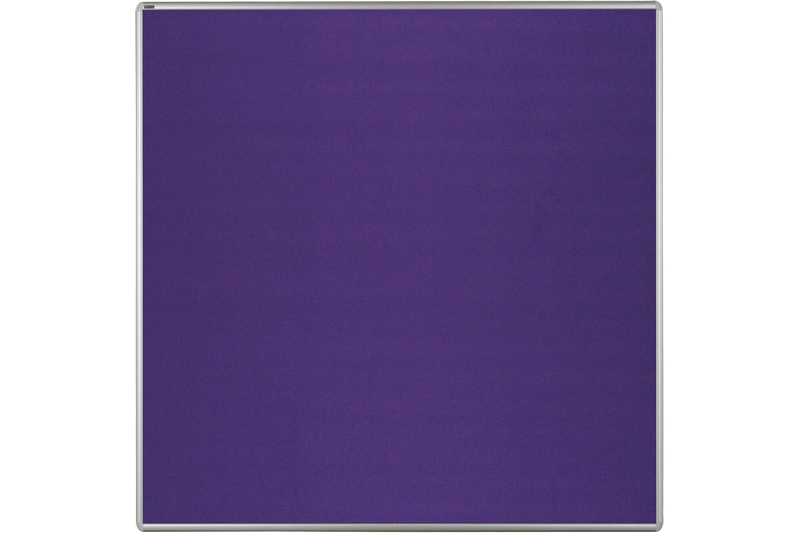 Textilní nástěnka fialová pro lištový systém Fialová textilní nástěnka ekoTAB 120x120 určená pro lištový systém s horizontálním posunem. #2