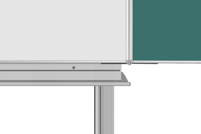Hliníková polička pro PYLON AL Polička pro odkládání kříd a fixů k tabulím na pylonu ekoTAB 107 cm. #1