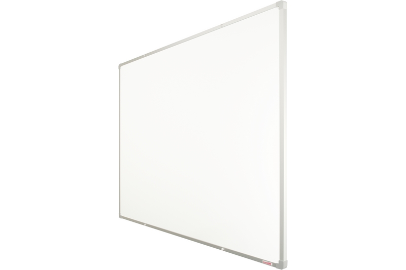 Lakovaná tabule na fixy se stříbrným rámem Bílá magnetická tabule na zeď boardOK 150x120. #2