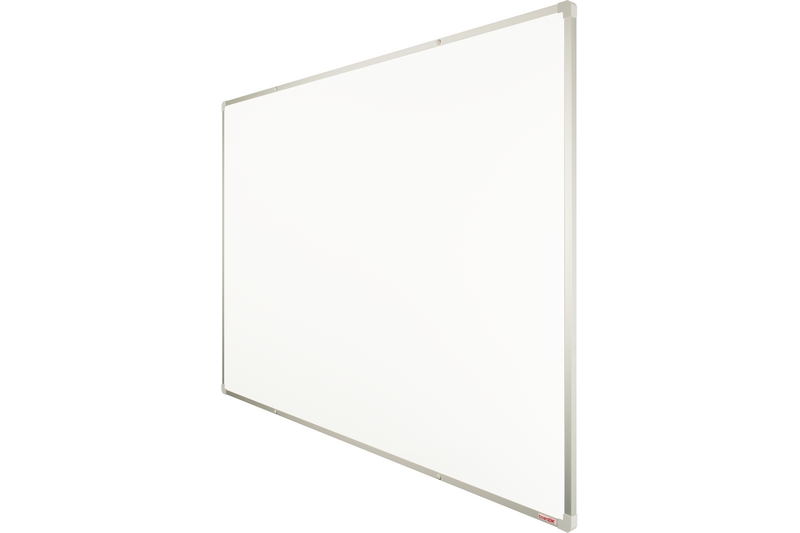 Lakovaná tabule na fixy se stříbrným rámem Bílá magnetická tabule na zeď boardOK 180x120. #2
