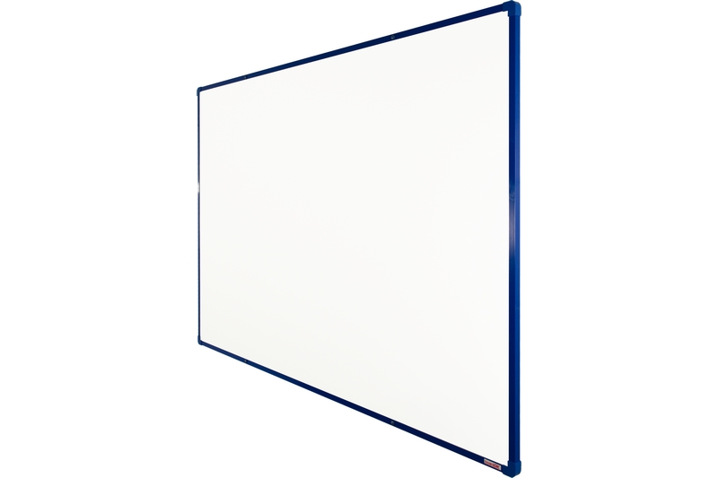 Lakovaná tabule na fixy s modrým rámem Bílá magnetická tabule na zeď boardOK 180x120. #2