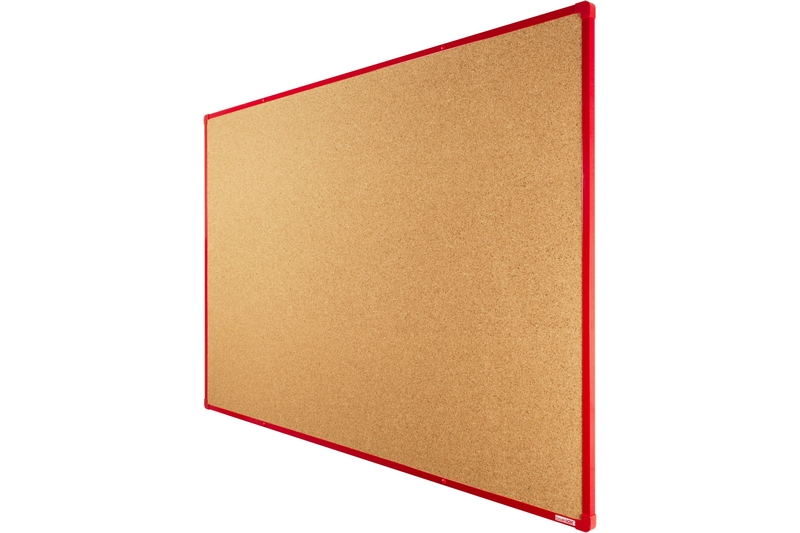 Korková nástěnka s červeným rámem Korková nástěnka na zeď boardOK 180x120. #2