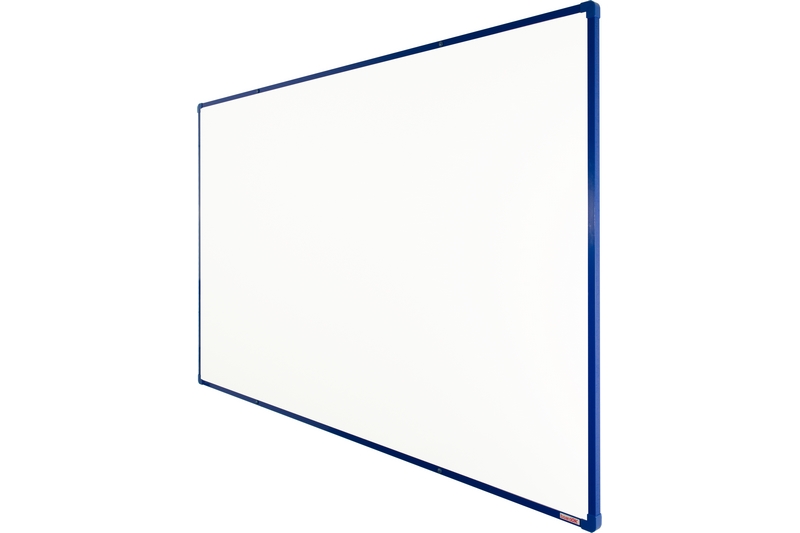 Lakovaná tabule na fixy s modrým rámem Bílá magnetická tabule na zeď boardOK 200x120. #2