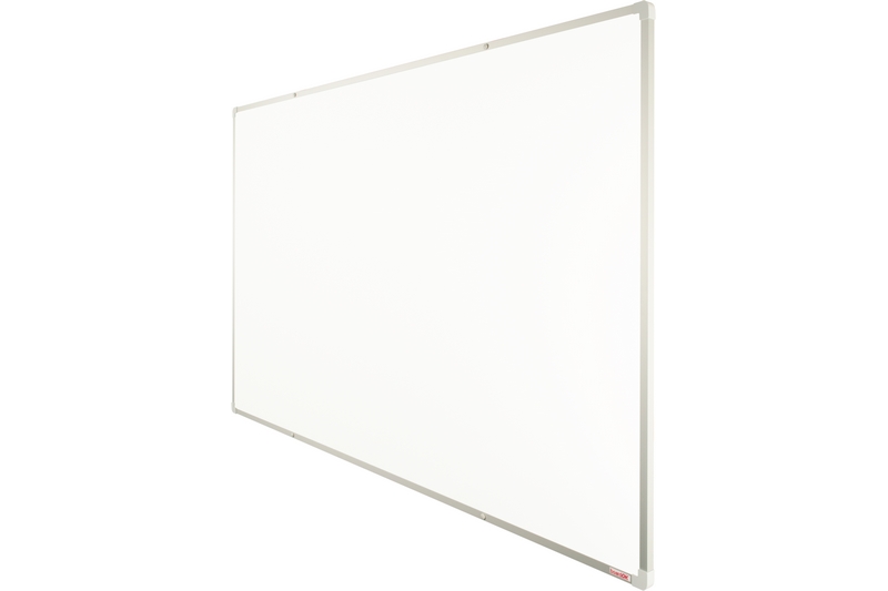 Keramická tabule na fixy se stříbrným rámem Bílá magnetická tabule na zeď boardOK 200x120. #2