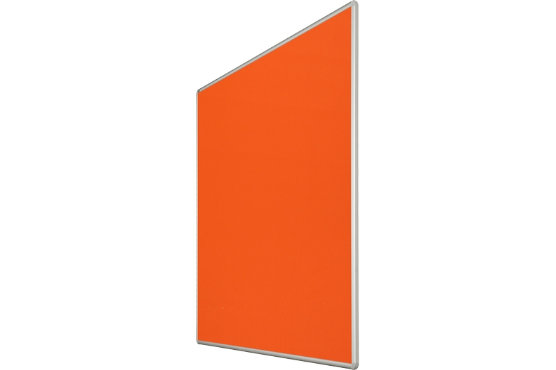 Textilní nástěnka oranžová pro lištový systém Oranžová textilní nástěnka ekoTAB 150x120 určená pro lištový systém s horizontálním posunem. #3