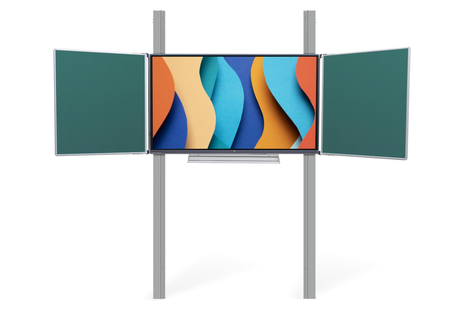 Interaktivní sestava LCD panel na PYLONU AL s křídly  Interaktivní sestava na zvedacím systému PYLON AL - LCD 65
