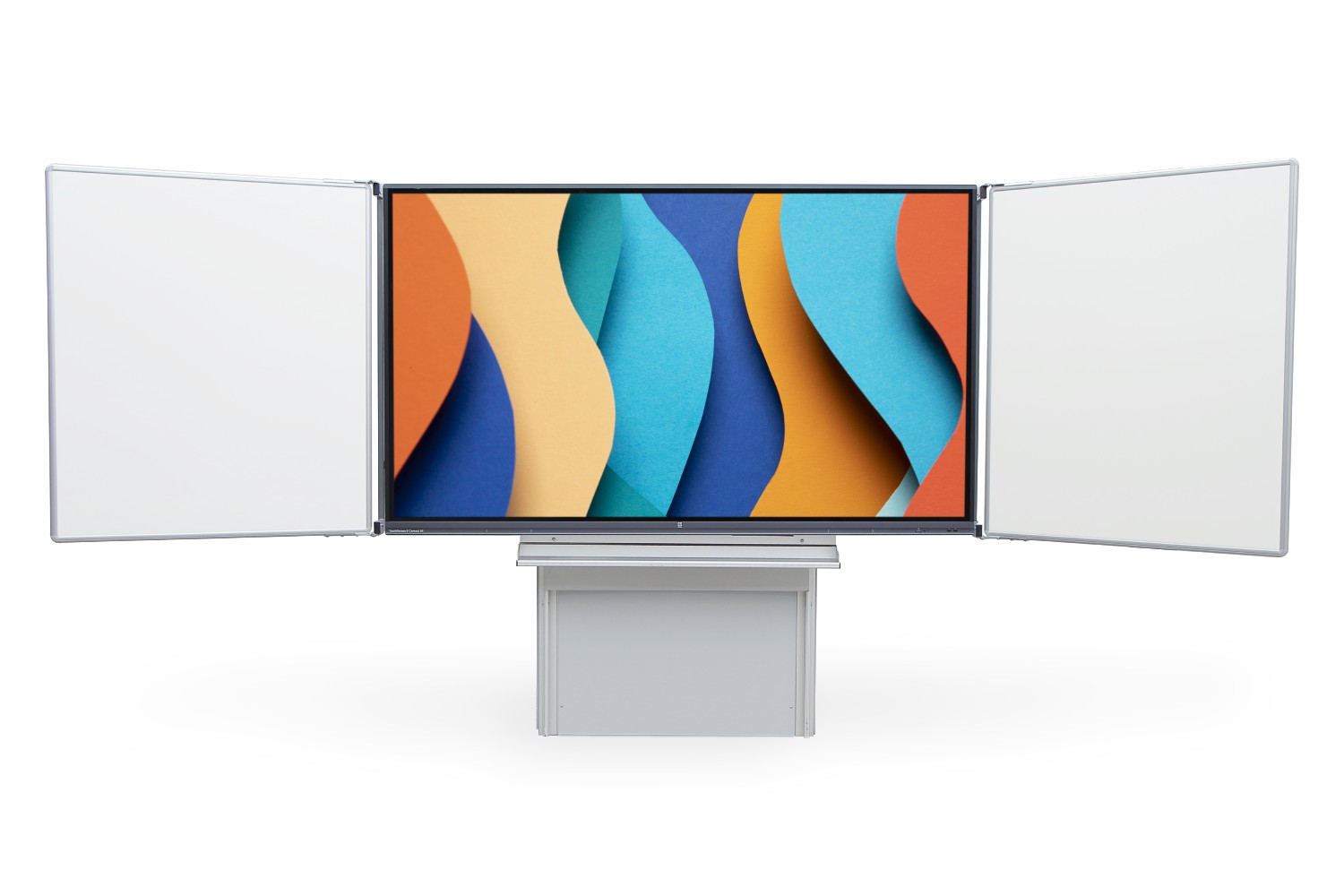 Interaktivní sestava LCD panel na STOJANU ZVEDACÍM AL IAS s křídly