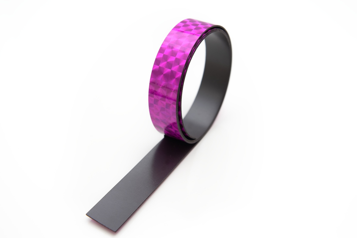 Magnetický pásek fialová mozaika Popisovatelný magnetický pásek pro rozvrhové a plánovací tabule ekoTAB. #1