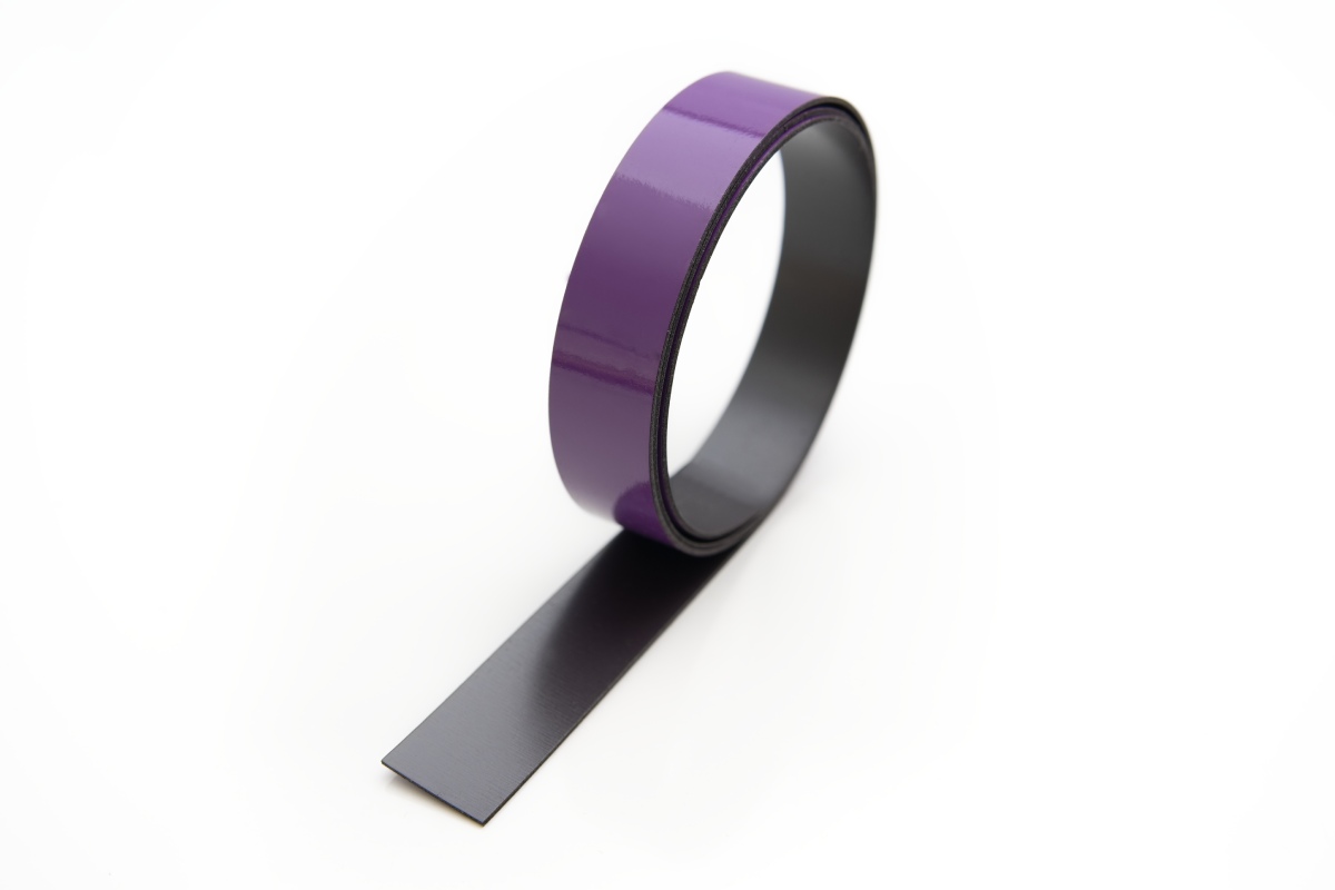 Magnetický pásek fialová tmavá Popisovatelný magnetický pásek pro rozvrhové a plánovací tabule ekoTAB. #1