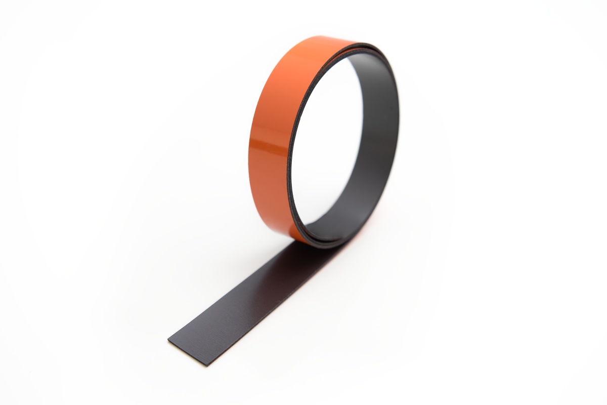 Magnetický pásek oranžová tmavá Popisovatelný magnetický pásek pro rozvrhové a plánovací tabule ekoTAB. #1