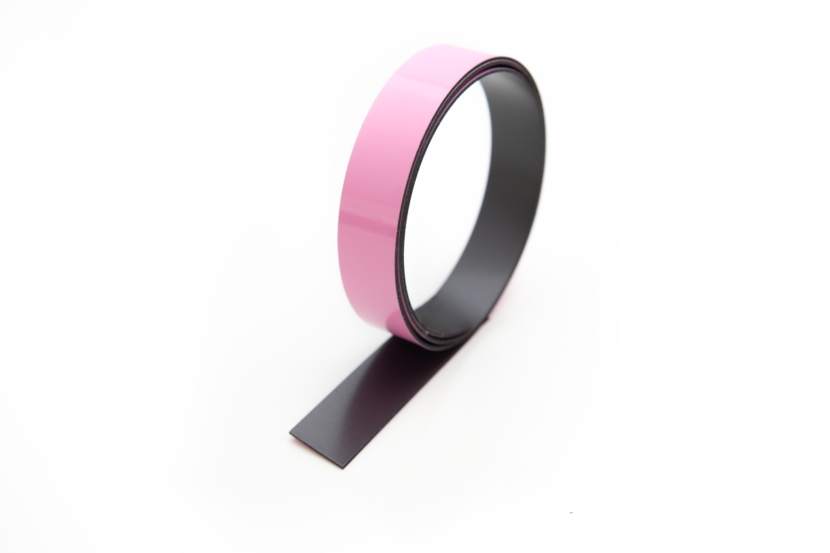 Magnetický pásek růžová Popisovatelný magnetický pásek pro rozvrhové a plánovací tabule ekoTAB. #1