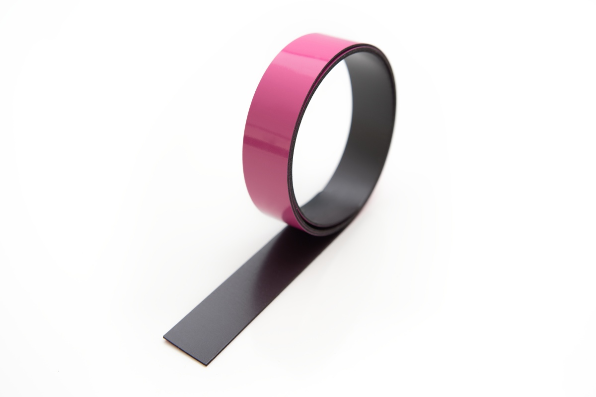 Magnetický pásek starorůžová Popisovatelný magnetický pásek pro rozvrhové a plánovací tabule ekoTAB. #1