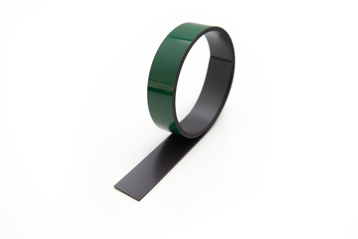 Magnetický pásek zelená tmavá Popisovatelný magnetický pásek pro rozvrhové a plánovací tabule ekoTAB. #1