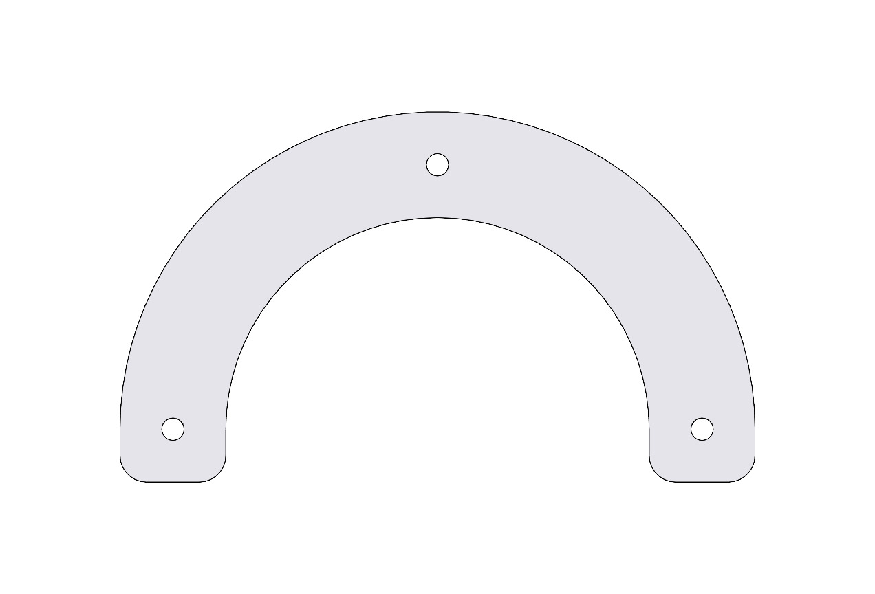 Spojka T paraván s hranatým rámem