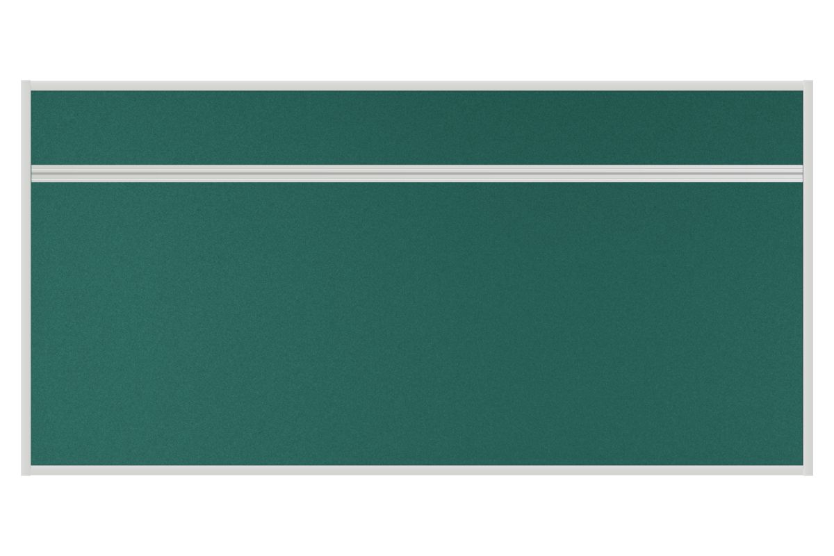 Stolový akustický paraván AKUSTIK zelený Akustický kancelářský paraván s textilním povrchem v barvě zelená a hranatým rámem o rozměru 160x80. #1