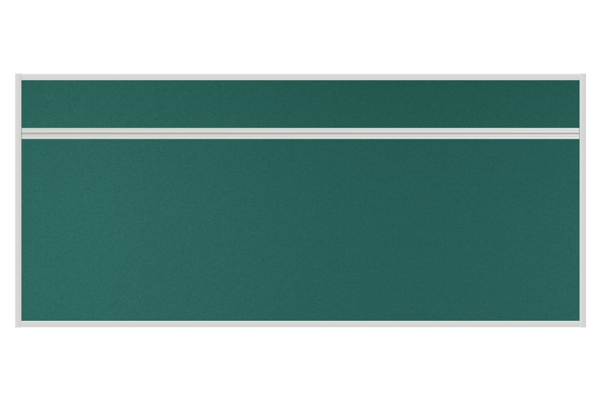 Stolový akustický paraván AKUSTIK zelený Akustický kancelářský paraván s textilním povrchem v barvě zelená a hranatým rámem o rozměru 180x80. #1