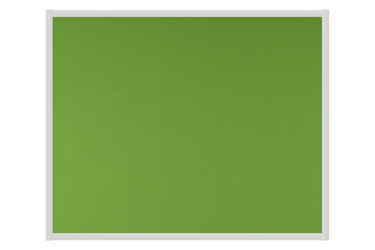 Stolový paraván EKONOMIK jarní zelený Kancelářský paraván s textilním povrchem v barvě jarní zelená a hranatým rámem o rozměru 80x65. #1