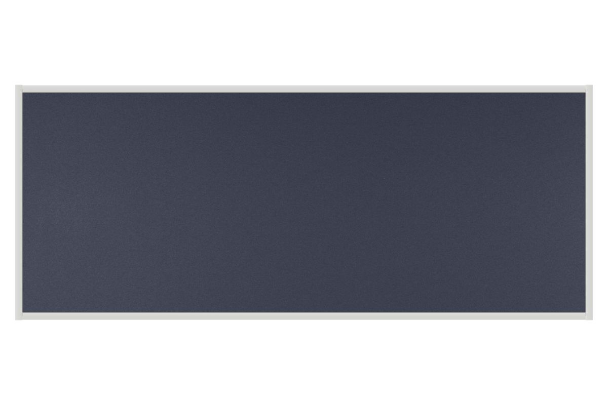 Stolový paraván EKONOMIK černý Kancelářský paraván s textilním povrchem v barvě černá a hranatým rámem o rozměru 160x65. #1
