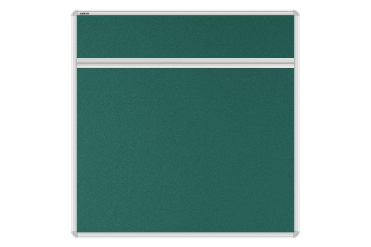 Stolový akustický paraván AKUSTIK zelený Akustický kancelářský paraván s textilním povrchem v barvě zelená a zaobleným rámem o rozměru 80x80. #1