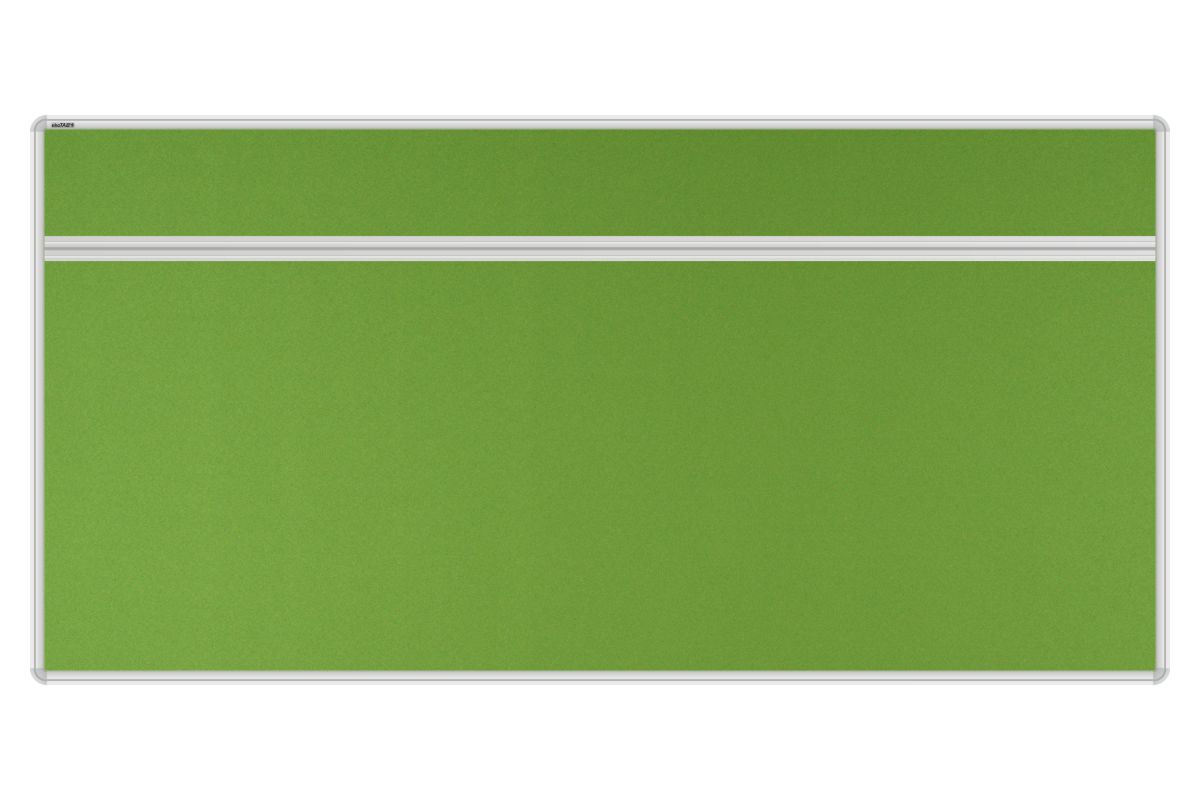 Stolový akustický paraván AKUSTIK jarní zelený Akustický kancelářský paraván s textilním povrchem v barvě jarní zelená a zaobleným rámem o rozměru 160x80. #1