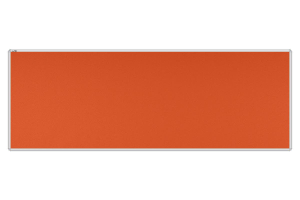 Stolový paraván EKONOMIK oranžový Kancelářský paraván s textilním povrchem v barvě oranžová a zaobleným rámem o rozměru 180x65. #1