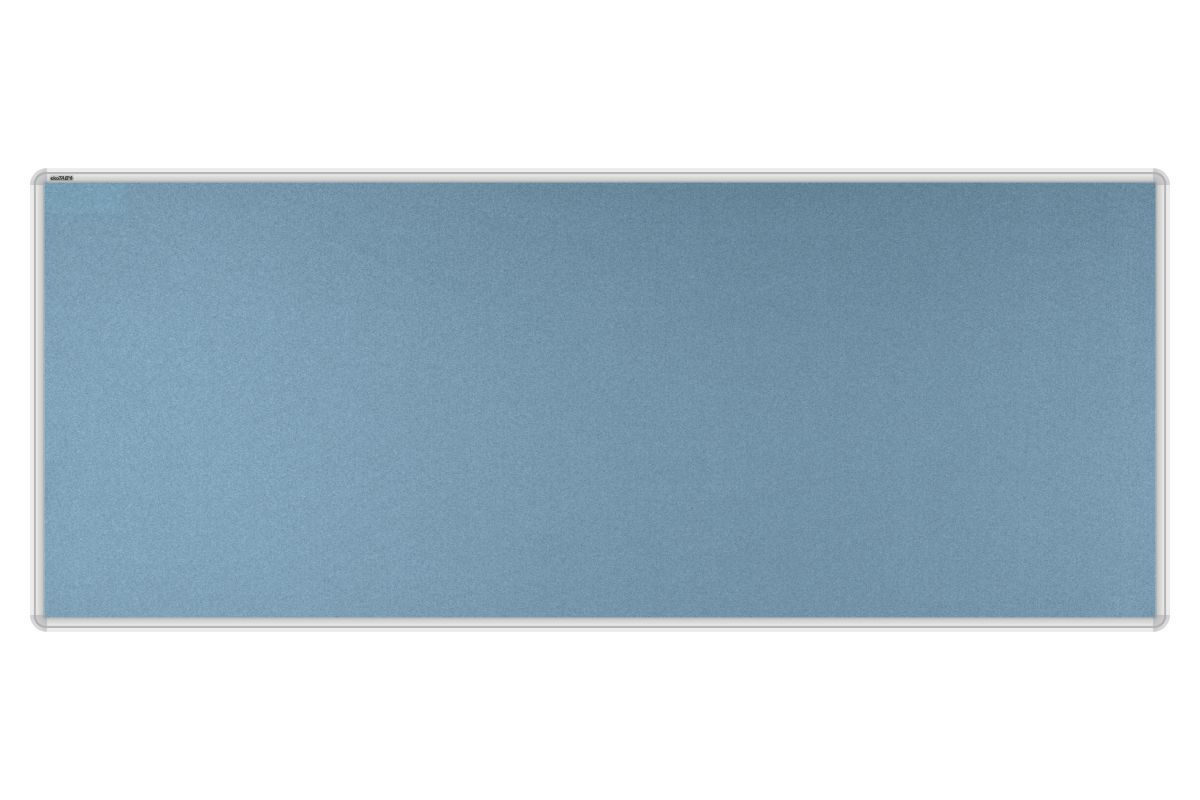 Stolový paraván EKONOMIK světle modrý Kancelářský paraván s textilním povrchem v barvě světle modrá a zaobleným rámem o rozměru 160x65. #1